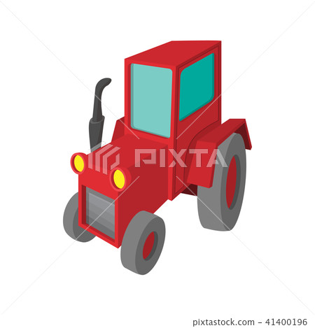 Tractor cartoon icon Tractor cartoon icon 41400196
