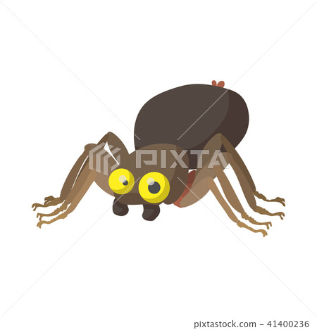 Halloween spider icon, cartoon style  41400236