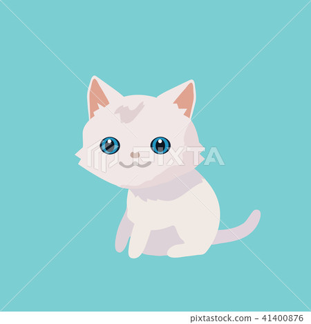 Cute Cat Illustration Stock Illustration 41400876 Pixta