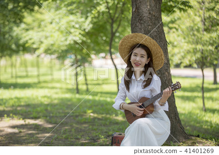 Playing in the woods 41401269