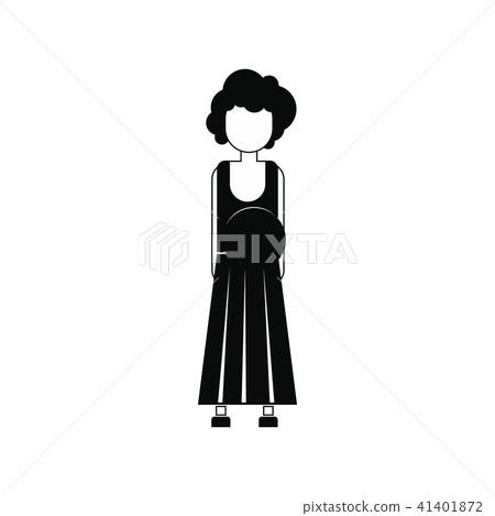 Pregnant woman icon  41401872