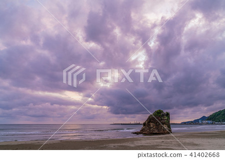 Evening scenery of Inama's beach 41402668