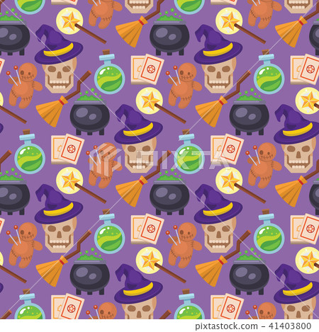 Magic vector tools magician fantasy carnival magical mystery cartoon miracle decoration seamless 41403800