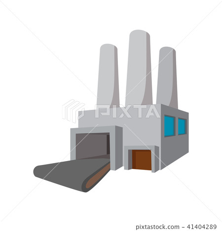 Fuel Power Station Cartoon Icon Stock Illustration 41404289 Pixta
