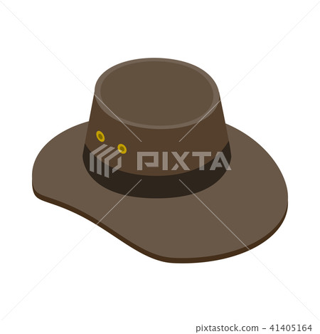 Cowboy hat icon, isometric 3d style Cowboy hat icon, isometric 3d style 41405164