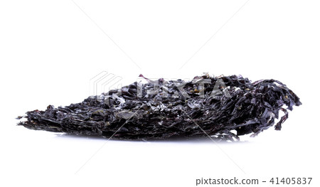 Dried seaweed on white background 41405837