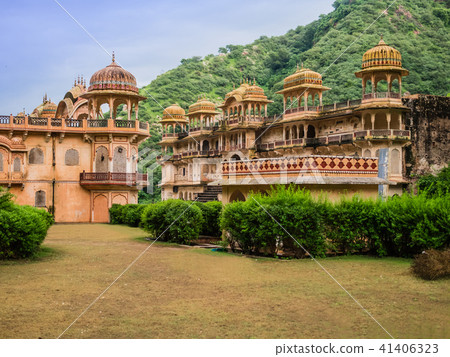 Galta Ji Mandir, the Monkey Temple, Jaipur, India Galta Ji Mandir, the Monkey Temple, Jaipur, India 41406323