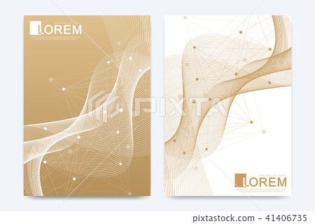 Modern vector template for brochure leaflet flyer cover banner catalog magazine or annual report in 41406735