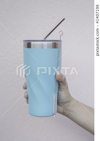 Stainless steel straw and thermos mugs reusable Stainless steel straw and thermos mugs reusable 41407198