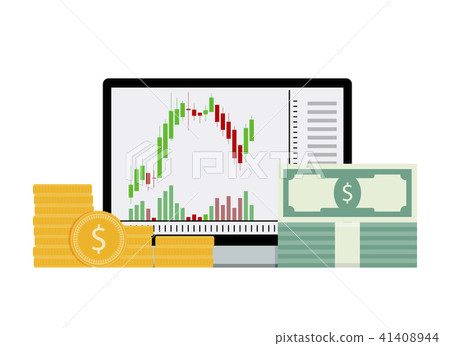 Financial exchange, finance graphic and money Financial exchange, finance graphic and money 41408944