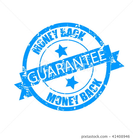 Guarantee money back stamp print Guarantee money back stamp print 41408946