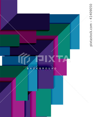 Multicolored abstract geometric shapes, geometry background for web banner Multicolored abstract geometric shapes, geometry background for web banner 41409050
