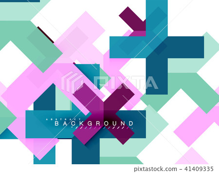Multicolored abstract geometric shapes, geometry background for web banner Multicolored abstract geometric shapes, geometry background for web banner 41409335