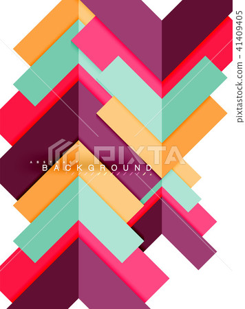 Multicolored abstract geometric shapes, geometry background for web banner Multicolored abstract geometric shapes, geometry background for web banner 41409405