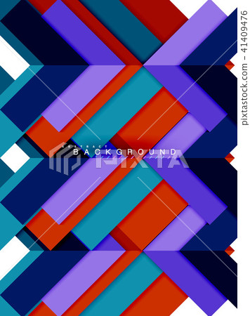 Multicolored abstract geometric shapes, geometry background for web banner Multicolored abstract geometric shapes, geometry background for web banner 41409476