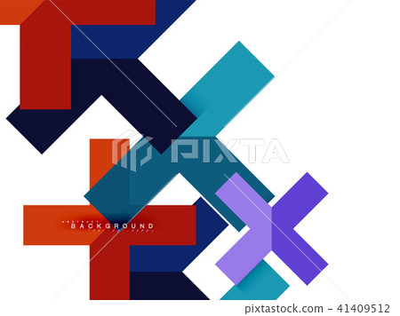 Multicolored abstract geometric shapes, geometry background for web banner Multicolored abstract geometric shapes, geometry background for web banner 41409512