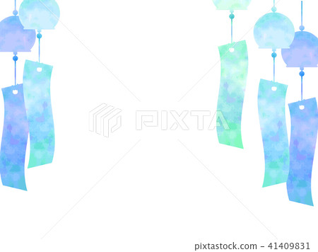 Wind chimes background - Stock Illustration [41409831] - PIXTA