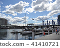 Sydney's seaside and yacht and blue sky 41410721