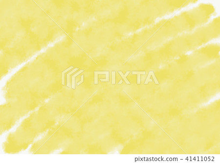 Yellow background of watercolor touch 41411052