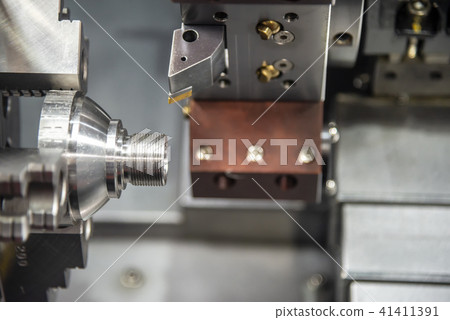 The CNC lathe or turning machine 41411391