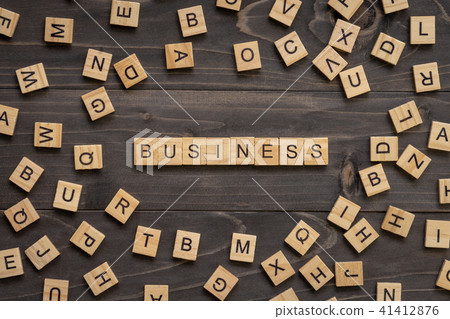 Business word wood block on table for business Business word wood block on table for business 41412876