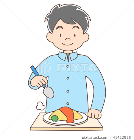 Dad _ omelet rice 41412958