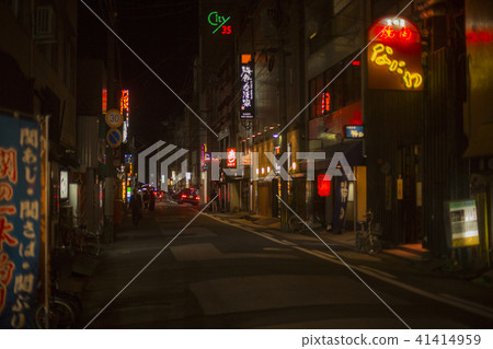 Night view of Oita Municipal Town Night view of Oita Municipal Town 41414959