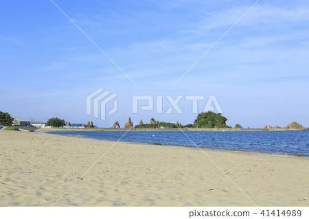 和歌山縣 串本 橋本海灘 照片素材 圖片 圖庫