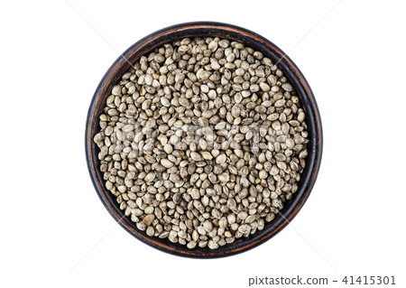 Hemp seeds isolated Hemp seeds isolated 41415301