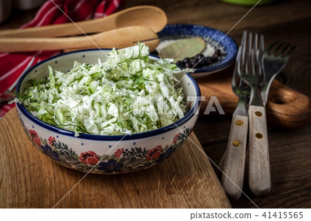 Salad with cabbage and dill. Salad with cabbage and dill. 41415565