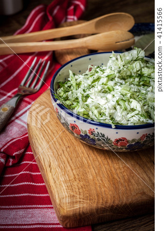 Salad with cabbage and dill. Salad with cabbage and dill. 41415566