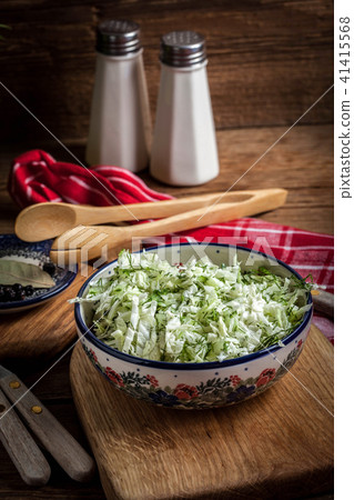 Salad with cabbage and dill. Salad with cabbage and dill. 41415568
