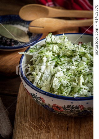Salad with cabbage and dill. Salad with cabbage and dill. 41415570