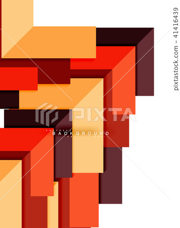 Multicolored abstract geometric shapes, geometry background for web banner Multicolored abstract geometric shapes, geometry background for web banner 41416439
