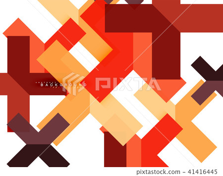 Multicolored abstract geometric shapes, geometry background for web banner Multicolored abstract geometric shapes, geometry background for web banner 41416445