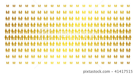 Family Child Golden Halftone Matrix Family Child Golden Halftone Matrix 41417515