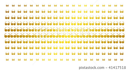 Spectacles Gold Halftone Grid Spectacles Gold Halftone Grid 41417518