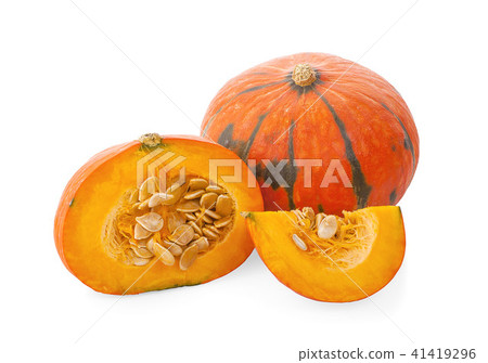 Pumpkin isolated on a white background Pumpkin isolated on a white background 41419296