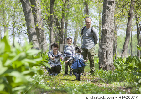 和家人一起野餐 41420377