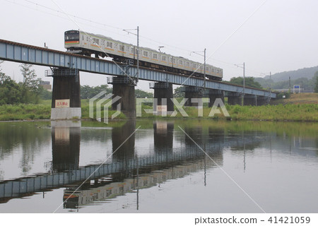 八公線205系列3000系列和多摩河橋 八公線205系列3000系列和多摩河橋 41421059