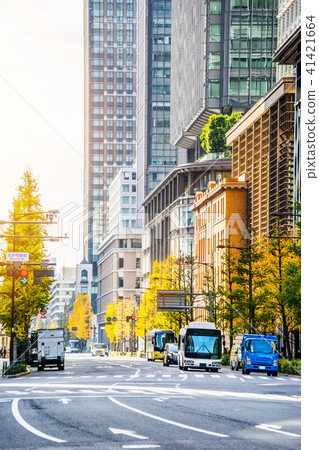 city life in tokyo, japan 41421664