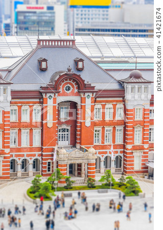 city view of tokyo station  in tokyo, japan 41421674