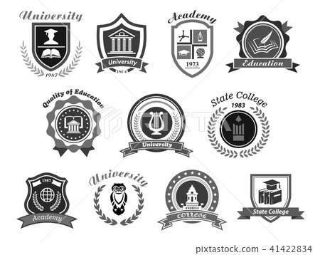 Vector icons set for college or state university Vector icons set for college or state university 41422834