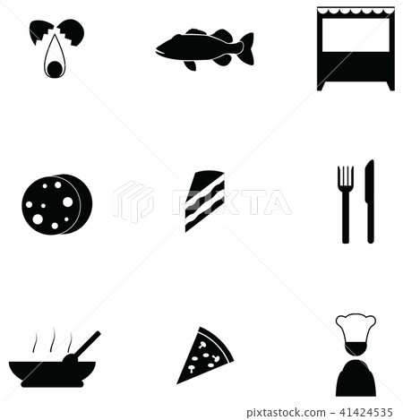 restaurant icon set restaurant icon set 41424535