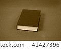 Big Black hardcover closed book. Sepia photograph 41427396