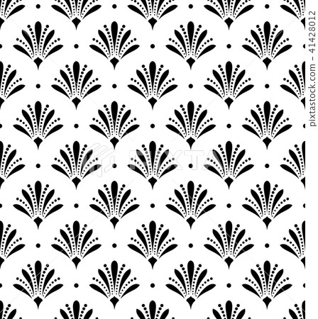 Flower geometric pattern. Seamless vector  41428012