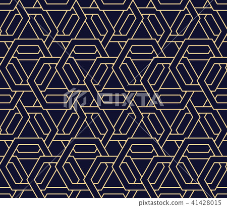 The geometric pattern with lines. Seamless vector  41428015