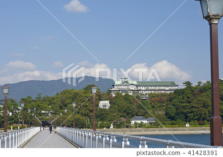View from the other side from Takeshima, Gamagori, Aichi Prefecture 41428391