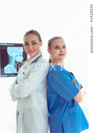 Portrait of female doctor Portrait of female doctor 41428934