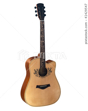acoustic guitar, flower Inlay on Fingerboard 41429547